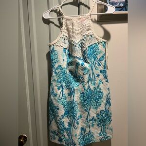 Floral Blue and White dress